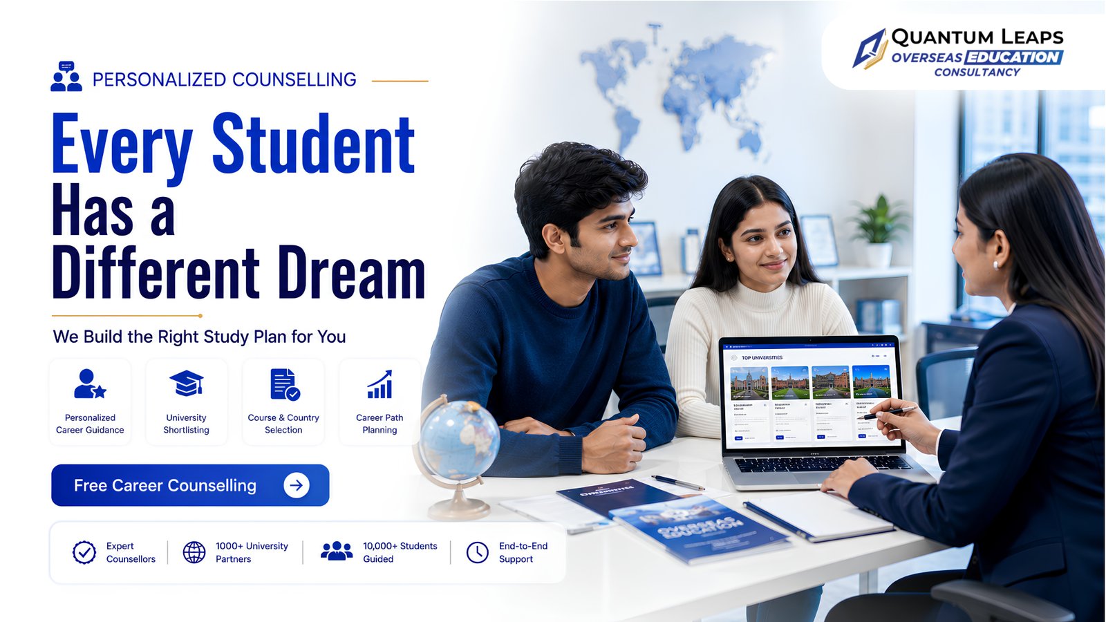 Planning to Study Abroad? Here's Why the Best Overseas Education Consultancy in Salem Can Help You Succeed