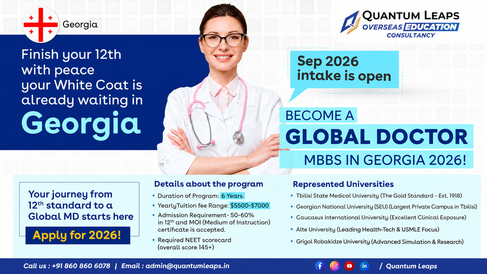 Study MBBS in Georgia 2026